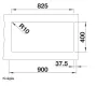 Blanco Subline 480/320-U két medencés gránit mosogató 85,5x46 cm kiegészítőkkel, tartufo 523591
