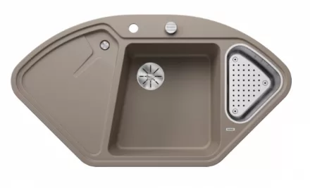 Blanco Blancodelta II SILGRANIT gránit mosogató csepegtetővel 106x58 cm tartufo 523666