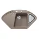 Blanco Blancodelta II SILGRANIT gránit mosogató csepegtetővel 106x58 cm tartufo 523666