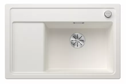 Blanco Zenar XL 6 S Compact gránit mosogató 78x51 csepegtetővel, jobbos / fehér 523778