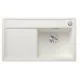 Blanco Zenar 45 S-F gránit mosogató csepegtetővel 85x50 cm, jobbos / fehér 523816