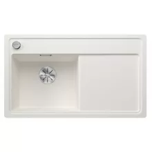   Blanco Zenar 45 S-F gránit mosogató csepegtetővel 85x50 cm, balos / fehér 523836