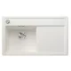 Blanco Zenar 45 S-F gránit mosogató csepegtetővel 85x50 cm, balos / fehér 523836