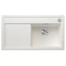   Blanco Zenar 5 S-F egymedencés gránit mosogató csepegtetővel 90x50 cm, jobbos / fehér 523876