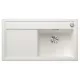 Blanco Zenar 5 S-F egymedencés gránit mosogató csepegtetővel 90x50 cm, jobbos / fehér 523876