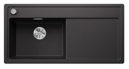 Blanco Zenar XL 6 S-F egymedencés gránit mosogató csepegtető felülettel 99x50 cm, balos / antracit 523924