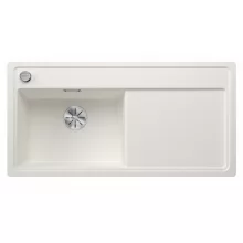  Blanco Zenar XL 6 S-F egymedencés gránit mosogató csepegtető felülettel 99x50 cm, balos / fehér 523929