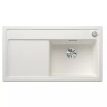   Blanco Zenar 5 S egy medencés gránit mosogató csepegtető felülettel 91,5x51 cm, jobbos / fehér 523938