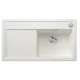 Blanco Zenar 5 S egy medencés gránit mosogató csepegtető felülettel 91,5x51 cm, jobbos / fehér 523938