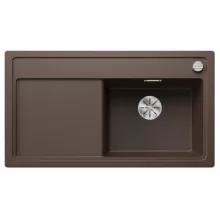   Blanco Zenar 5 S egy medencés gránit mosogató csepegtető felülettel 91,5x51 cm, jobbos / kávé 523943