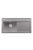 Blanco Zenar XL 6 S alumetál mosogató baloldali főmedencével fa vágódeszkával 523986