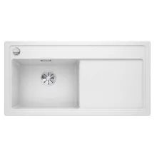   Blanco Zenar XL 6 S egymedencés gránit mosogató csepegtetővel 100x51 cm, balos /  fehér 524001