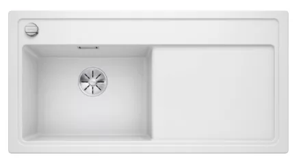 Blanco Zenar XL 6 S egymedencés gránit mosogató csepegtetővel 100x51 cm, balos /  fehér 524001