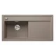 Blanco Zenar XL 6 S egymedencés gránit mosogató csepegtetővel 100x51 cm, balos / tartufo 524007