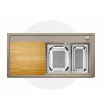   Blanco Zenar XL 6 DampfgarPlus gránit mosogató 100x51 tartozékokkal, jobbos / tartufo 524059