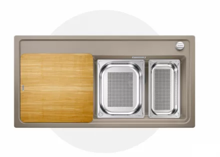 Blanco Zenar XL 6 DampfgarPlus gránit mosogató 100x51 tartozékokkal, jobbos / tartufo 524059