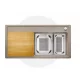 Blanco Zenar XL 6 DampfgarPlus gránit mosogató 100x51 tartozékokkal, jobbos / tartufo 524059
