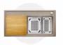 Blanco Zenar XL 6 DampfgarPlus gránit mosogató 100x51 tartozékokkal, jobbos / tartufo 524059