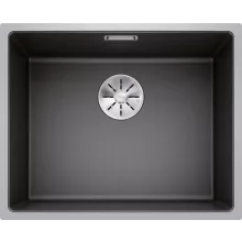   Blanco Subline 500-IF egymedencés rozsdamentes acél / gránit mosogató 54,3x44,3 cm, antracit 524107