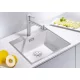 Blanco Subline 550-IF/A Steelframe gránit mosogató lefolyógarnitúrával 54,5x51 cm, fehér 524112