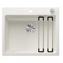   Blanco Etagon 6 egymedencés gránit mosogató kiegészítőkkel 60x51 cm, fehér 524533