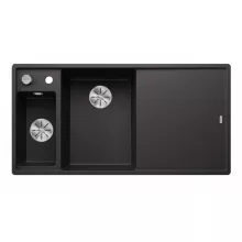   Blanco Axia III 6 S két medencés gránit mosogató 100x51 cm fa vágódeszkával, balos / antracit 524643