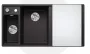 Blanco Axia III 6 S két medencés gránit mosogató 100x51 cm üveg vágódeszkával, balos / antracit 524653