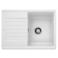   Blanco Zia 45 S Compact egymedencés gránit mosogató csepegtetővel 68x50 cm, fehér 524725
