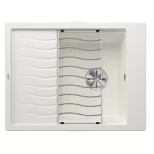   Blanco Elon 45 S gránit mosogató csepegtetővel 65x50 cm és kiegészítőkkel, fehér 524828