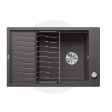   Blanco Elon XL 6 S egymedencés gránit mosogató csepegtető ráccsal 78x50 cm, palaszürke 524835