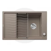   Blanco Elon XL 6 S egymedencés gránit mosogató csepegtető ráccsal 78x50 cm, tartufo 524841