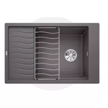   Blanco Elon XL 6 S gránit mosogató csepegtető felülettel 78x50 cm, palaszürke 524845