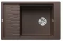 Blanco Elon XL 6 S gránit mosogató csepegtető felülettel 78x50 cm, kávé 524853