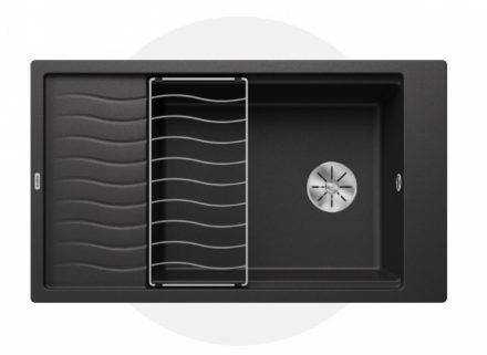 Blanco Elon XL 8 S gránit mosogató csepegtető felülettel 86x50 cm lefolyógarnitúrával, antracit 524870