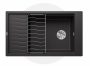 Blanco Elon XL 8 S gránit mosogató csepegtető felülettel 86x50 cm lefolyógarnitúrával, antracit 524870