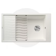   Blanco Elon XL 8 S gránit mosogató csepegtető felülettel 86x50 cm lefolyógarnitúrával, fehér 524874