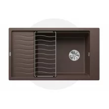   Blanco Elon XL 8 S gránit mosogató csepegtető felülettel 86x50 cm lefolyógarnitúrával, kávé 524879