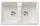 Blanco Lexa 8 két medencés gránit mosogató 78x50 cm lefolyógarnitúrával, fehér 524964