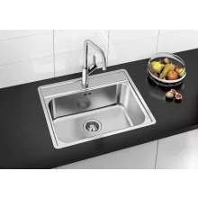   Blanco Lemis 6-IF egymedencés 61,5x50 cm rozsdamentes acél mosogató, 1 furattal 525108