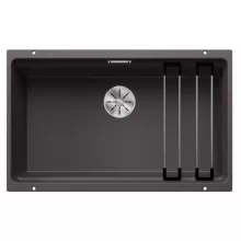   Blanco Etagon 700-U egymedencés gránit mosogató 73x46 cm kiegészítőkkel, palaszürke 525168