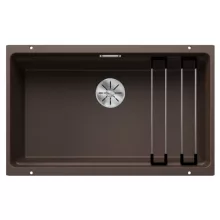   Blanco Etagon 700-U egymedencés gránit mosogató 73x46 cm kiegészítőkkel, kávé 525176