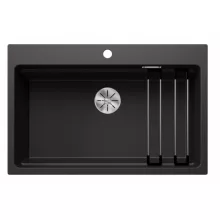   Blanco Etagon 8 gránit mosogató 78x51 cm lefolyógarnitúrával és sínnel, antracit 525187