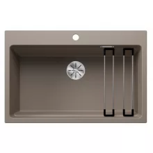   Blanco Etagon 8 gránit mosogató 78x51 cm lefolyógarnitúrával és sínnel, tartufo 525194