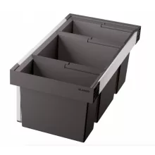   Blanco Flexon II Low 80/3 bútorfrontra szerelhető hulladékgyűjtő, fekete 525221