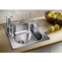   Blanco Tipo 45 rozsdamentes acél mosogató 48x50 cm, natúr 525320