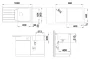 Blanco Classimo XL 6 S-IF mosogató 100x50 cm csepegtető felülettel, rozsdamentes acél hatású 525327