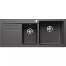   Blanco Naya 8 S Silgranit két medencés 116x50 cm mosogató, jobbos/palaszürke 525780