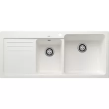   Blanco Naya 8 S Silgranit két medencés 116x50 cm mosogató, jobbos/fehér 525783