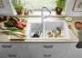 Blanco Naya 8 S Silgranit két medencés 116x50 cm mosogató, jobbos/tartufo 525785