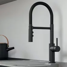 Blanco CATRIS-S Flexo fekete konyhai csaptelep flexibilis zuhanycsővel 525793